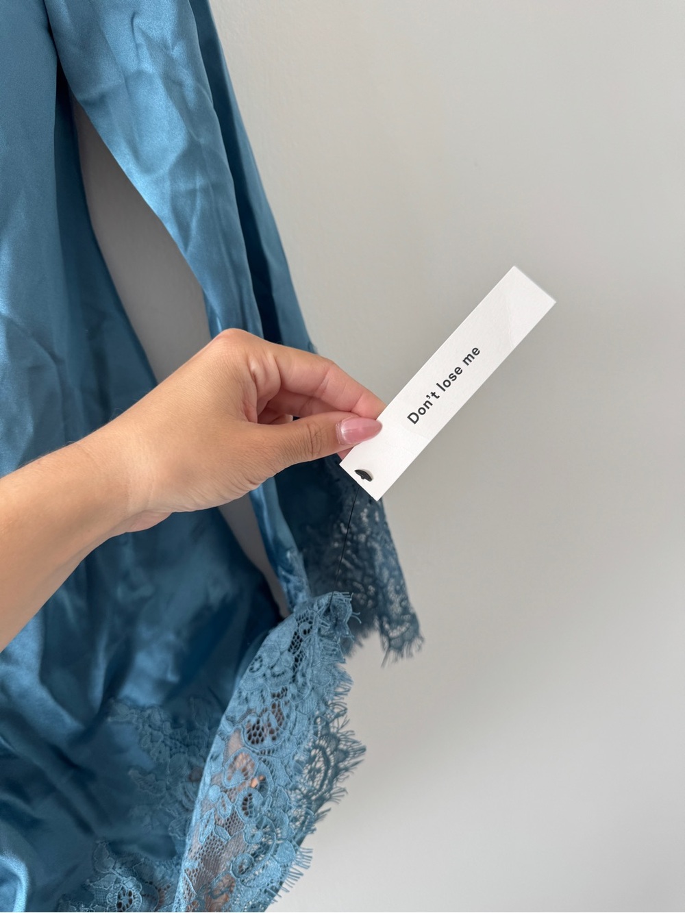 REFORMATION Blanche Silk Dress in Waves - Picture 7 of 7